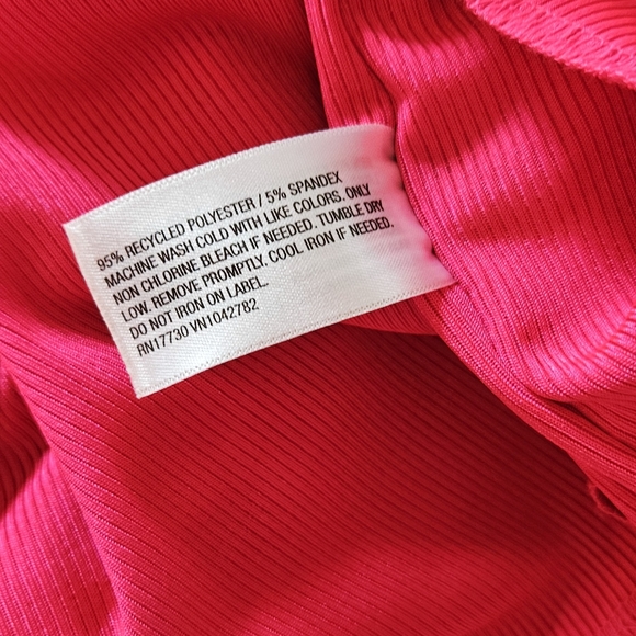 A New Day Hot Pink Dress Square Neck Women's Size Large - Picture 7 of 7